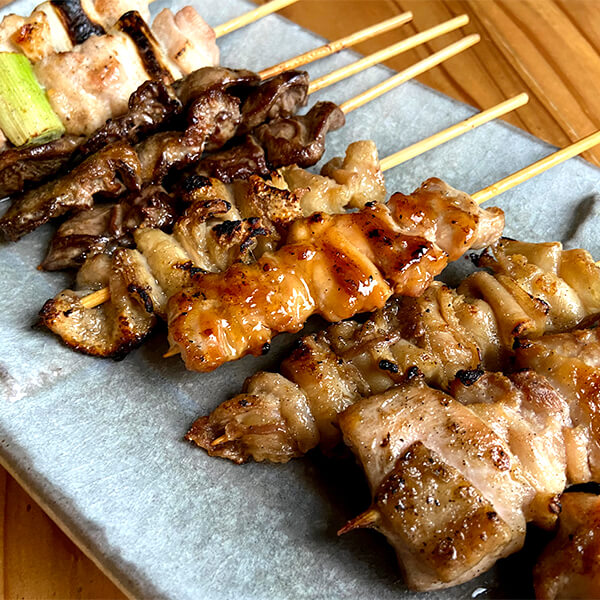 国産焼き鳥袋入り8本 砂肝串(未加熱品)