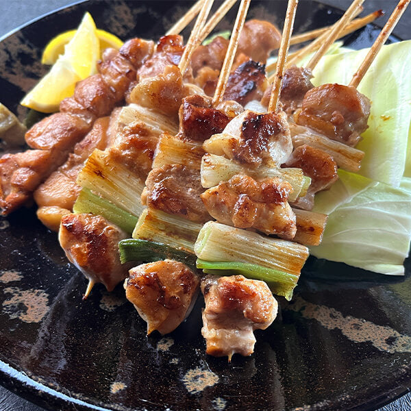 国産焼き鳥袋入り8本 ももねぎま串(未加熱品)