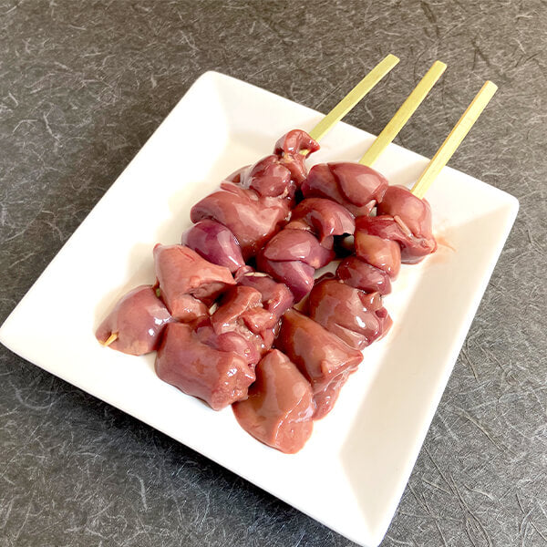 国産焼き鳥鶏肝串(生)