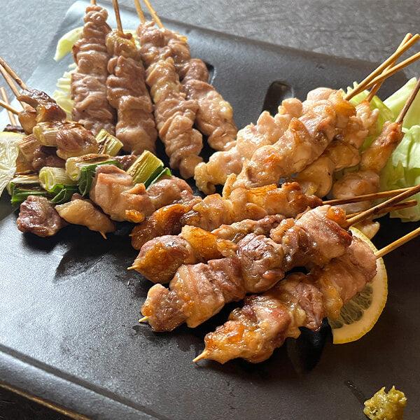 因州鹿野地鶏 焼鳥生串 32本セット - やきとりの串惣