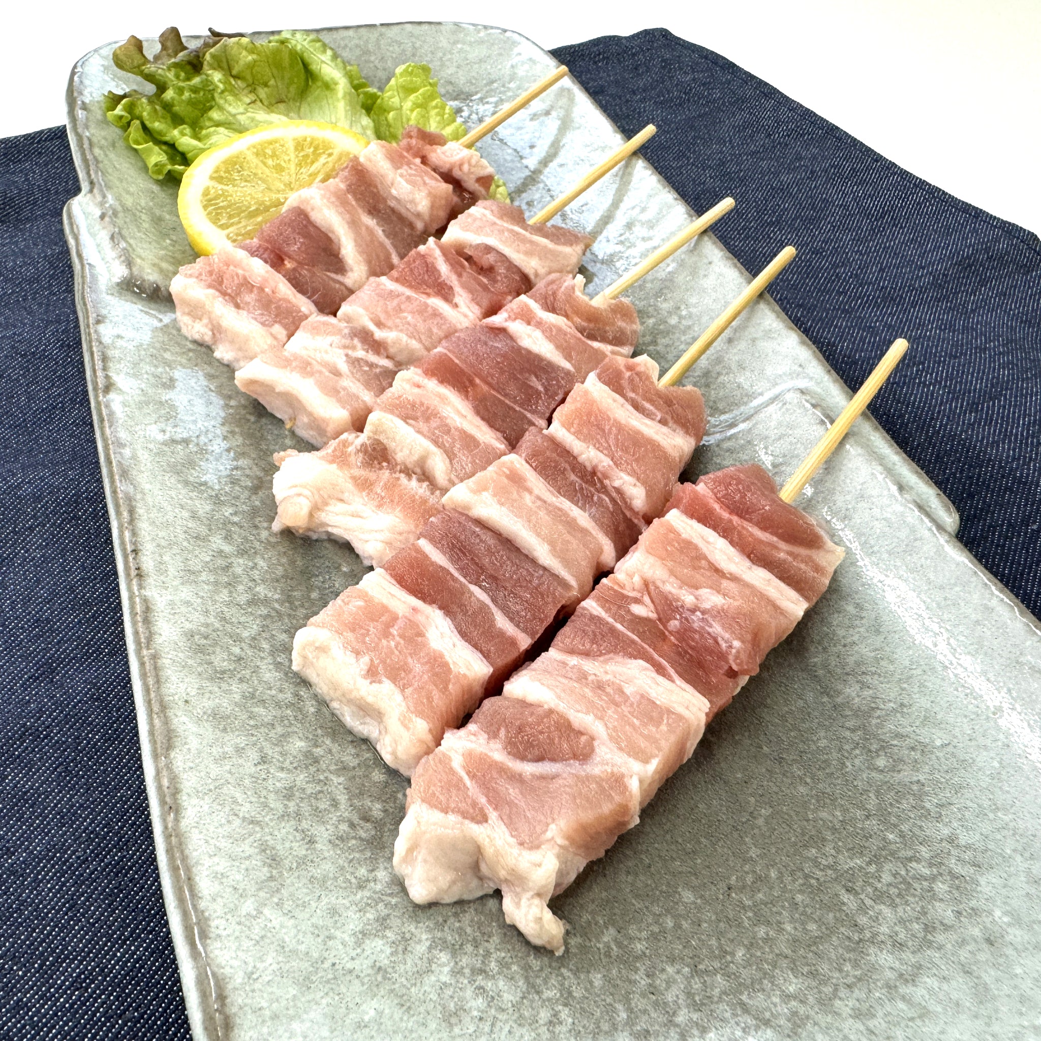 海外産豚バラ串 30g×50本入 未加熱品