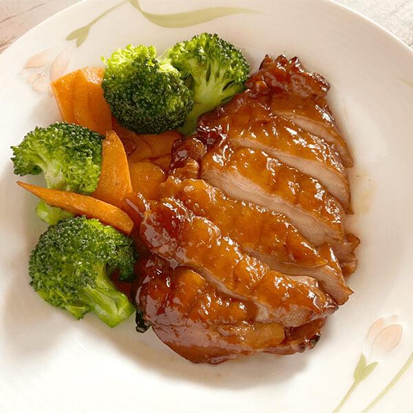 鳥取のフルーツソースチキンステーキ りんご 1パック - やきとりの串惣